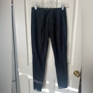 Anthropologie Essential Skinny jacquard leggings